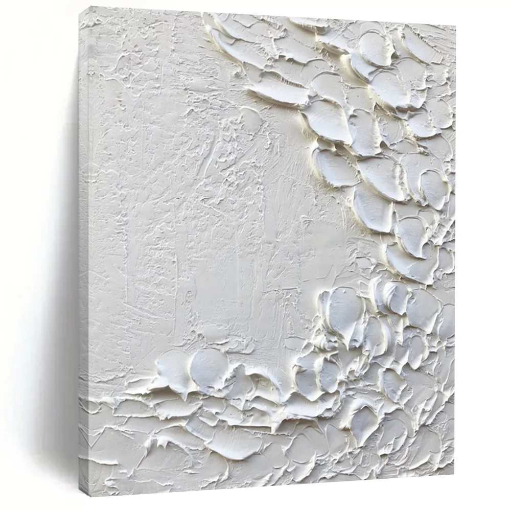 Botanical_White_Textured_Impasto_Blooms_Wall_Art_AASJ6 wall art